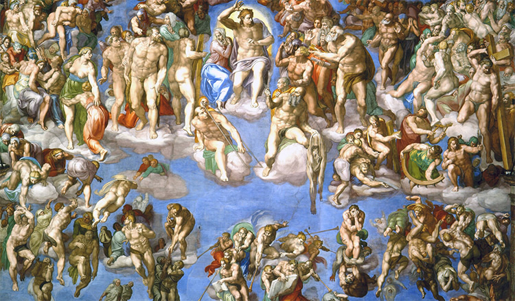 Cappella Sistina affrescata da Michelangelo