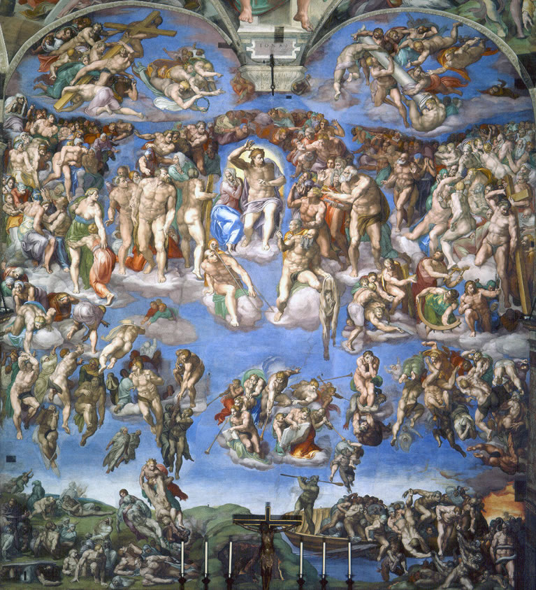 Il Giudizio Universale fu affrescato da Michelangelo