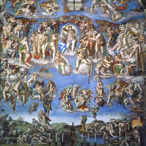 Il Giudizio Universale affrescato da Michelangelo